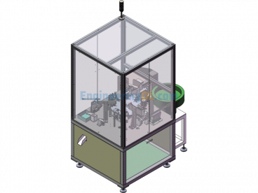 Quick-Release Screw Threading Assembly Machine - SolidWorks - Free Download