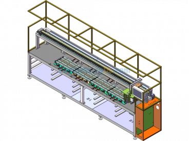 4-Meter Long Car Seal Strip Punching Machine - SolidWorks - Free Download