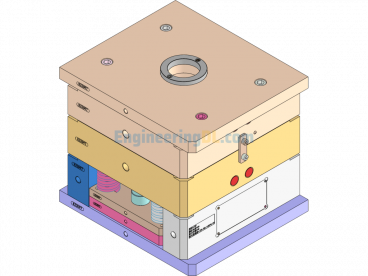 Base Upper Cover (Front Mold Slider) - UG(NX) - Free Download