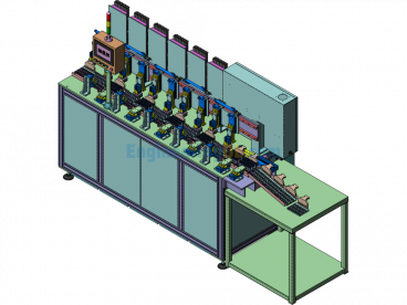 Wafer Oil Groove Sorting Machine - SolidWorks - Free Download