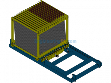 Glass Sorting Machine - SolidWorks - Free Download