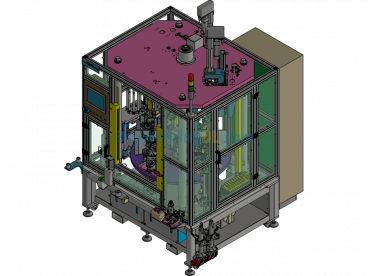 Automated Press-Fit Snap Ring Retaining Shaft Assembly Machine OP170 & OP180 - Inventor - Free Download