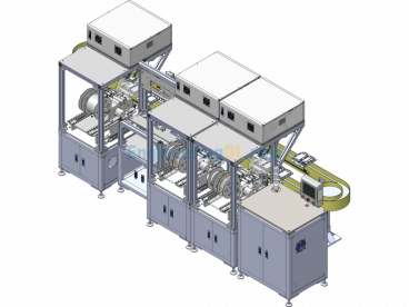 Spider Arm Foam Mounting Automation Connection - SolidWorks - Free Download
