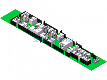 Crankshaft Processing Production Line - SolidWorks - Free Download