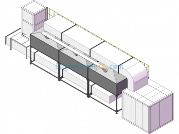 RCO Activated Carbon Adsorption Catalytic Combustion Equipment - SolidWorks - Free Download