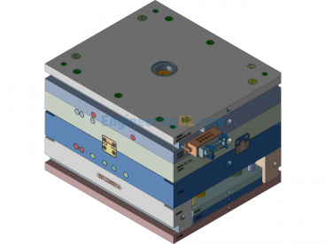 Disinfection Device Face Cover (Hot Runner) - UG(NX) - Free Download