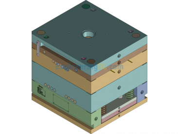 Desktop Trash Can Lower Shell (Push Plate Force Removal) - UG(NX) - Free Download