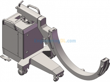 Multifunctional Medical Equipment C-Arm - SolidWorks - Free Download