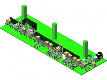 Xiamen Tianma Packing Line - SolidWorks - Free Download