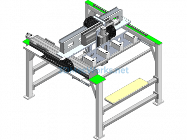 BYD New Energy Battery Assembly Line - Cell Film Application Camera Inspection Station - SolidWorks - Free Download