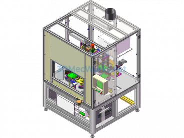 Hot Riveting Machine - SolidWorks - Free Download