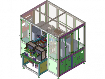 A Mobile Phone Speaker Inspection Line - SolidWorks - Free Download