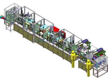 Motor Assembly Line - SolidWorks - Free Download