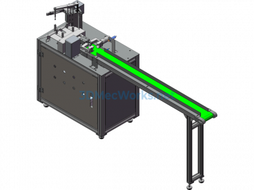 Persimmon Peeling Machine: Fully Automatic Peeling And Skinning Machine - SolidWorks - Free Download