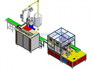 Design Of Digital Electronic Automatic Assembly Production Line - SolidWorks - Free Download