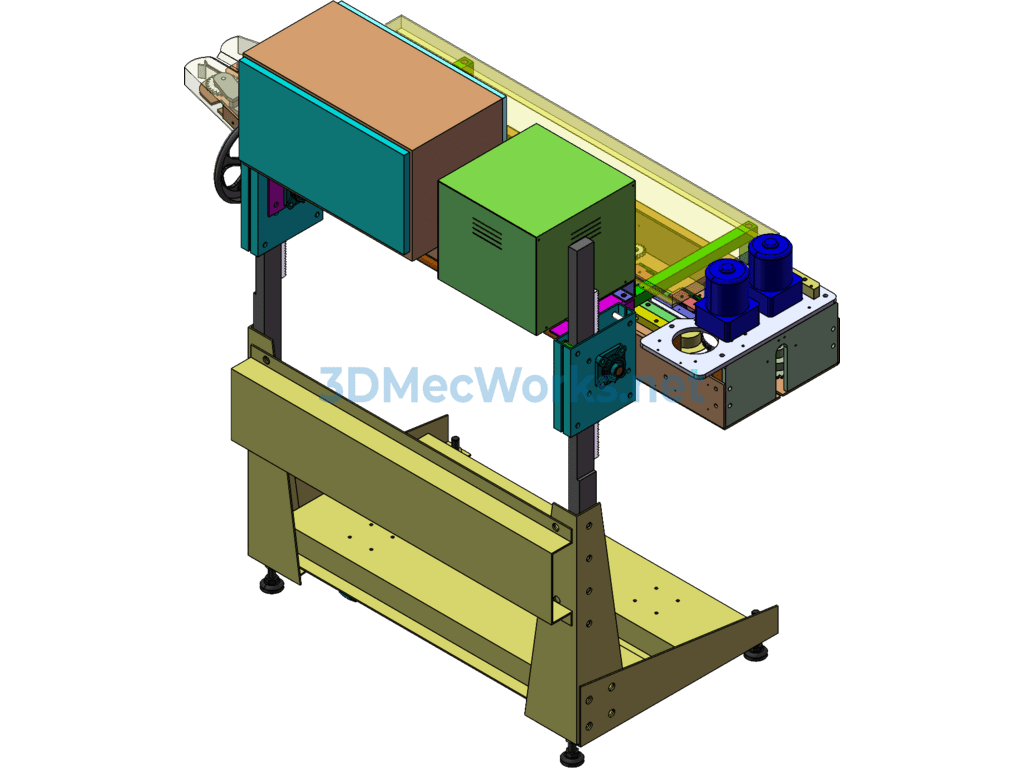 Heat Sealing Machine (industrial Use) - SolidWorks - Free Download Heat Sealing Machine (industrial Use) - Image 3
