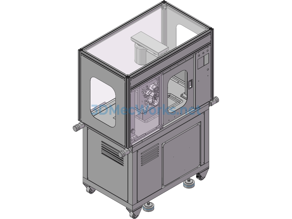 Crankcase Specialized Machining Equipment. Non-Standard Automated Equipment - SolidWorks - Free Download Crankcase Specialized Machining Equipment. Non-Standard Automated Equipment - Image 2