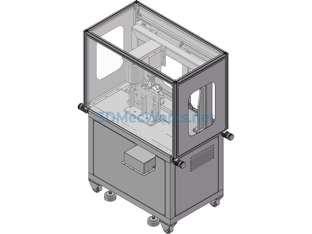 Crankcase Specialized Machining Equipment. Non-Standard Automated Equipment - SolidWorks - Free Download Crankcase Specialized Machining Equipment. Non-Standard Automated Equipment - Image 3