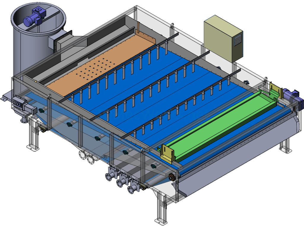 Gravity Sludge Dehydrator 3d Model (designed in Solidworks, Sldprt/sldasm Files Available) - SolidWorks - Free Download Gravity Sludge Dehydrator 3d Model (designed in Solidworks, Sldprt/sldasm Files Available) - Image 3