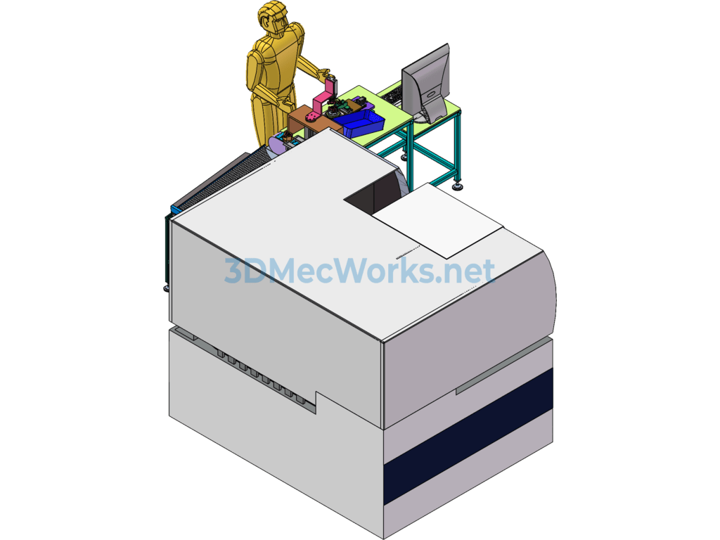 Three-Pin Shaft Ball Diameter Inspection - SolidWorks - Free Download Three-Pin Shaft Ball Diameter Inspection - Image 3