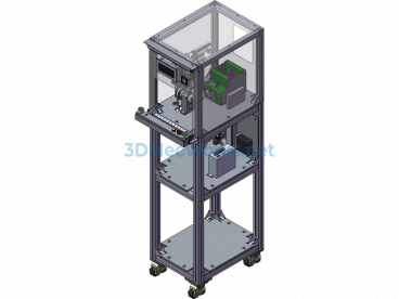 Cam Pin Press-Fitting Machine - SolidWorks - Free Download