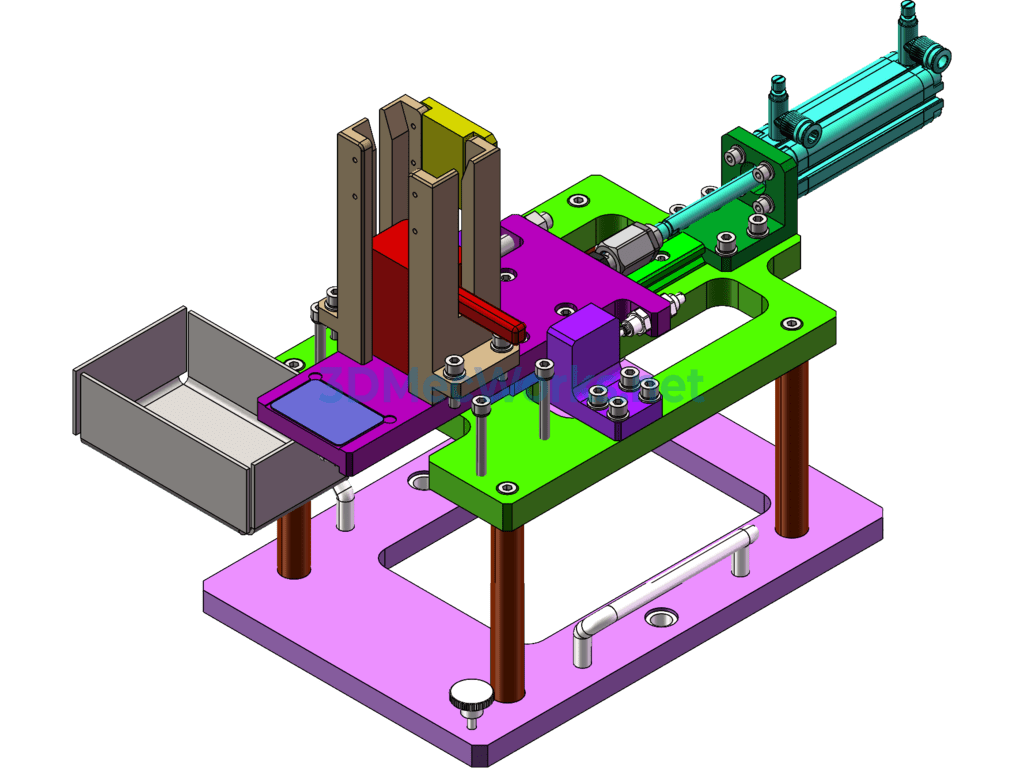 Automatic Signage Dispensing Mechanism - SolidWorks - Free Download Automatic Signage Dispensing Mechanism - Image 2