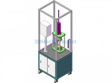 3D Model of Tube Expanding Hydraulic Press (including detailed engineering drawings) - SolidWorks - Free Download