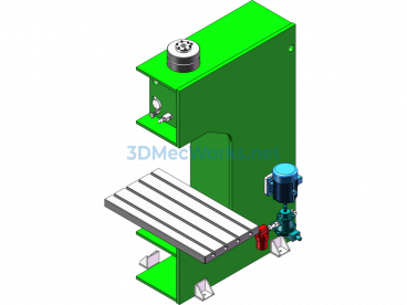100T Hydraulic Press Detailed Design (Including Electrical Control System/Hydraulic System/Design Calculation Document) - SolidWorks  AutoCAD-ZWCAD - Free Download