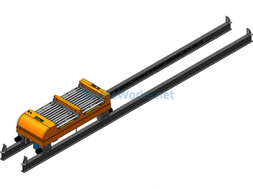 Workshop Replenishment Shuttle Car - SolidWorks - Free Download
