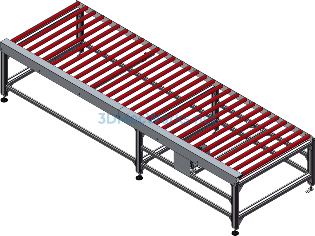 Solidworks Roller Conveyor - SolidWorks - Free Download Solidworks Roller Conveyor - Image 2