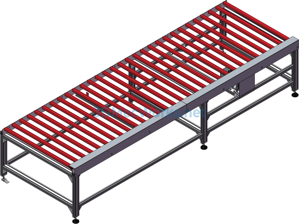 Solidworks Roller Conveyor - SolidWorks - Free Download Solidworks Roller Conveyor - Image 3