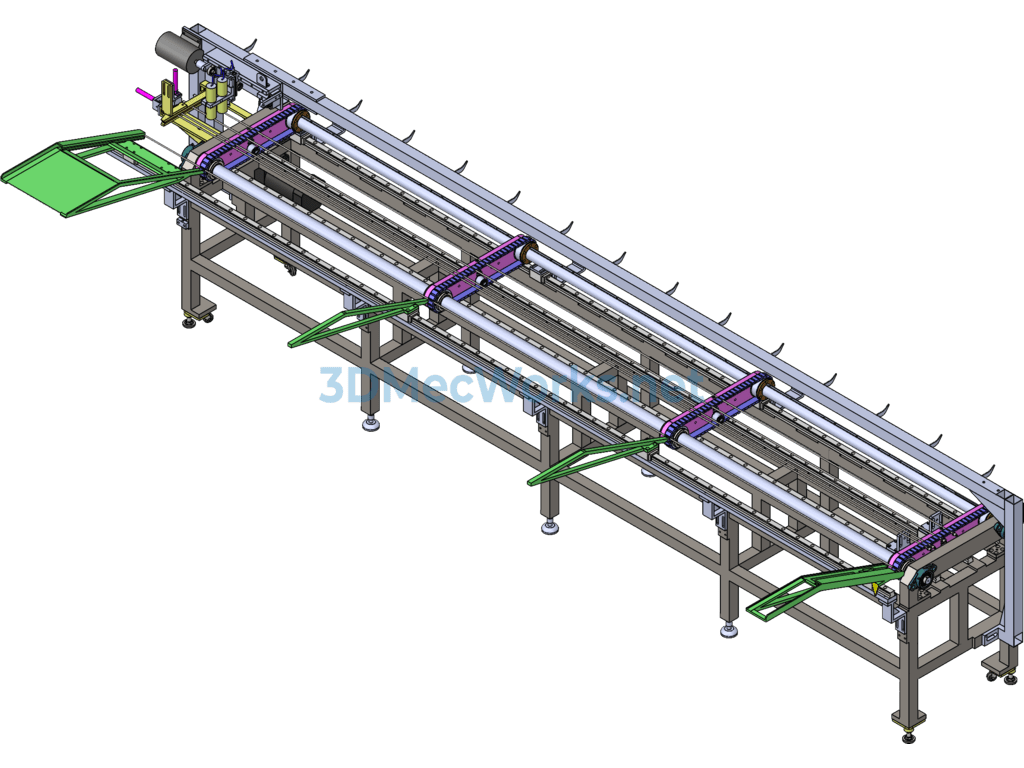 Automotive Oil Pipe Sealing Automation Equipment - SolidWorks - Free Download Automotive Oil Pipe Sealing Automation Equipment