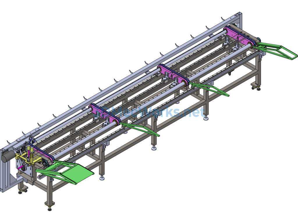 Automotive Oil Pipe Sealing Automation Equipment - SolidWorks - Free Download Automotive Oil Pipe Sealing Automation Equipment - Image 2