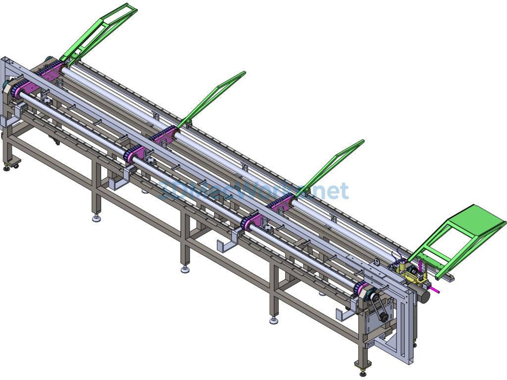 Automotive Oil Pipe Sealing Automation Equipment - SolidWorks - Free Download Automotive Oil Pipe Sealing Automation Equipment - Image 3