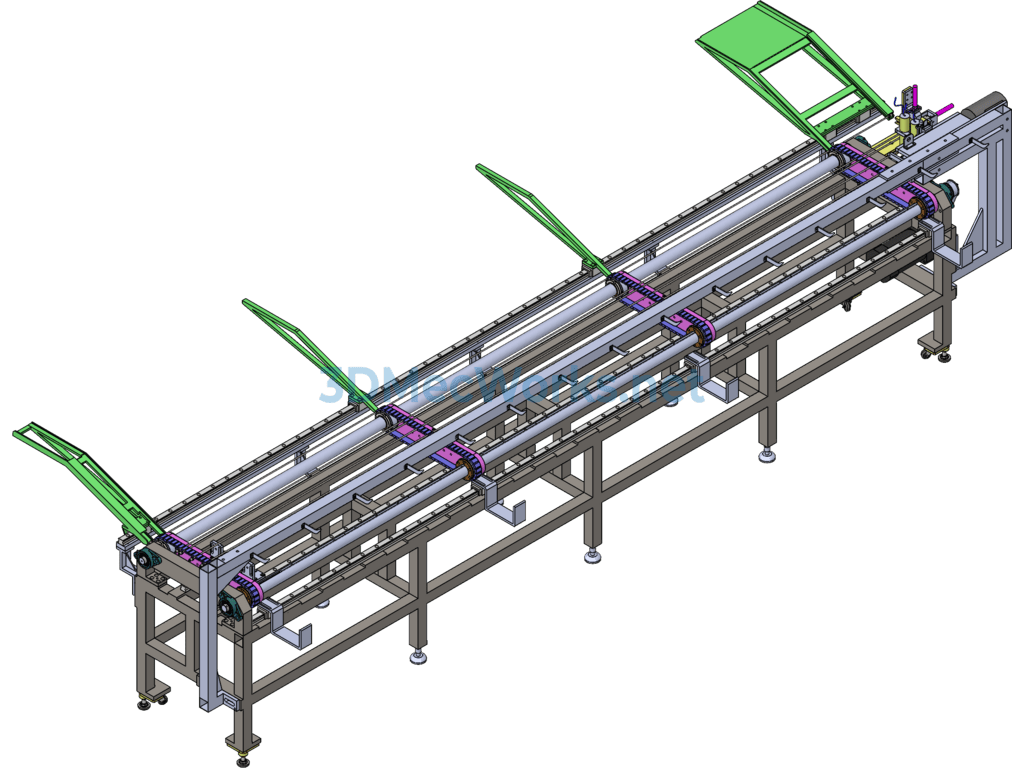 Automotive Oil Pipe Sealing Automation Equipment - SolidWorks - Free Download Automotive Oil Pipe Sealing Automation Equipment - Image 4