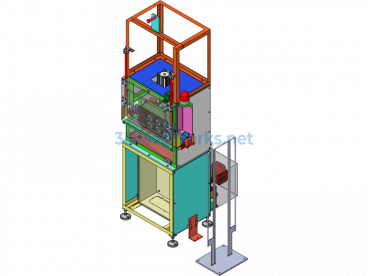 3D Model of Closed-Loop Control Conveyor System - SolidWorks - Free Download
