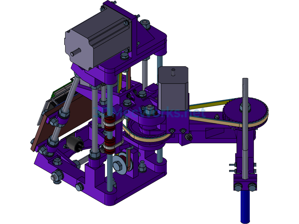 Complex Joint-Type Robot Manipulator - SolidWorks - Free Download Complex Joint-Type Robot Manipulator - Image 2