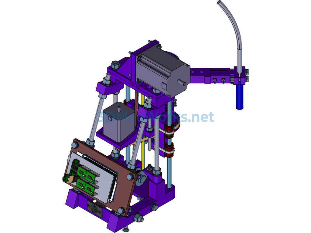 Complex Joint-Type Robot Manipulator - SolidWorks - Free Download Complex Joint-Type Robot Manipulator - Image 3
