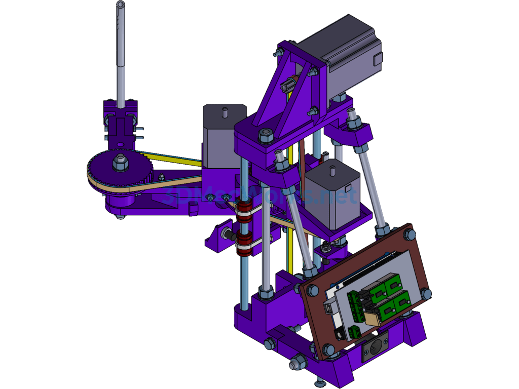 Complex Joint-Type Robot Manipulator - SolidWorks - Free Download Complex Joint-Type Robot Manipulator - Image 4