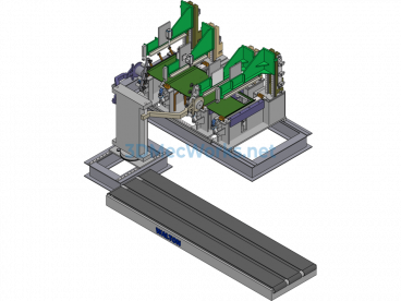 3D Model of Automatic Bending Machine - SolidWorks - Free Download