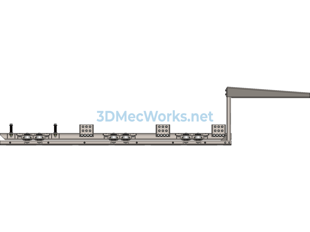 3d Model of Truck Subframe - SolidWorks - Free Download 3d Model of Truck Subframe - Image 5