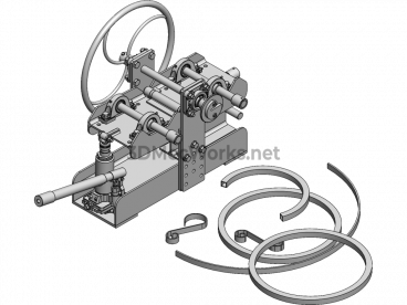3D Model of Binding Machine - SolidWorks - Free Download