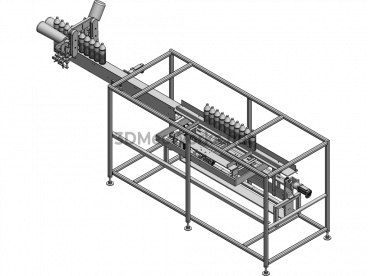 3D Model of a Bottle Packaging Machine - SolidWorks - Free Download