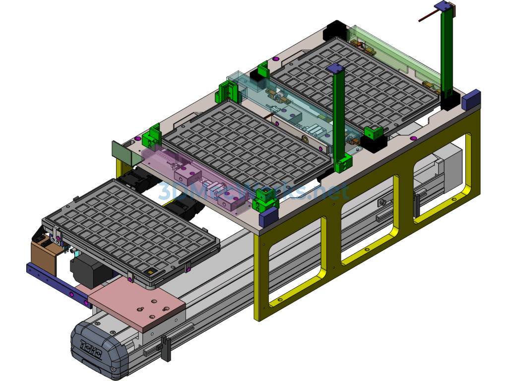 Tray Automatic Feeding Mechanism - SolidWorks - Free Download Tray Automatic Feeding Mechanism - Image 3