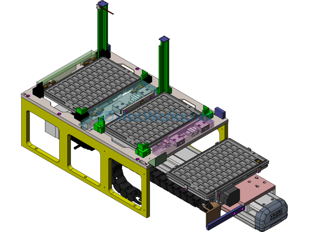 Tray Automatic Feeding Mechanism - SolidWorks - Free Download Tray Automatic Feeding Mechanism - Image 4