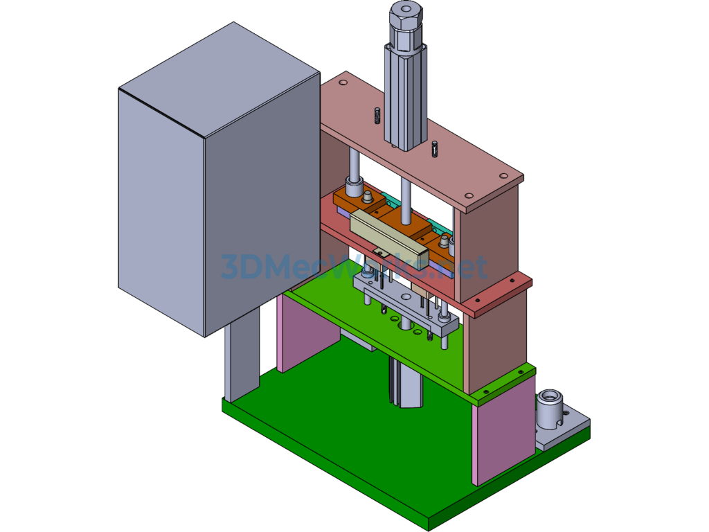 Bell-Shaped Head Punching Machine/bell-Shaped Machine - SolidWorks - Free Download Bell-Shaped Head Punching Machine/bell-Shaped Machine - Image 3