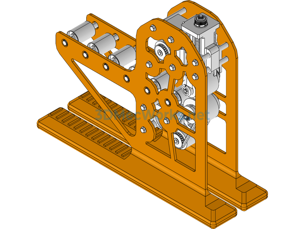 Automatic Film Rolling Machine - SolidWorks UG(NX) - Free Download Automatic Film Rolling Machine - Image 3