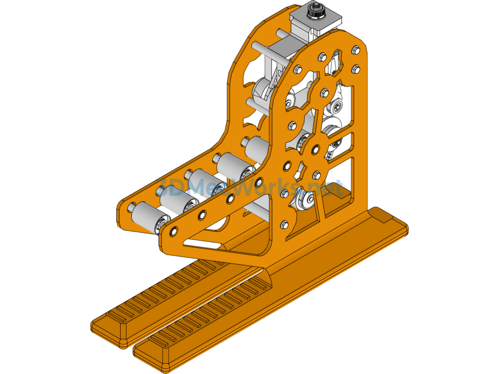 Automatic Film Rolling Machine - SolidWorks UG(NX) - Free Download Automatic Film Rolling Machine - Image 4