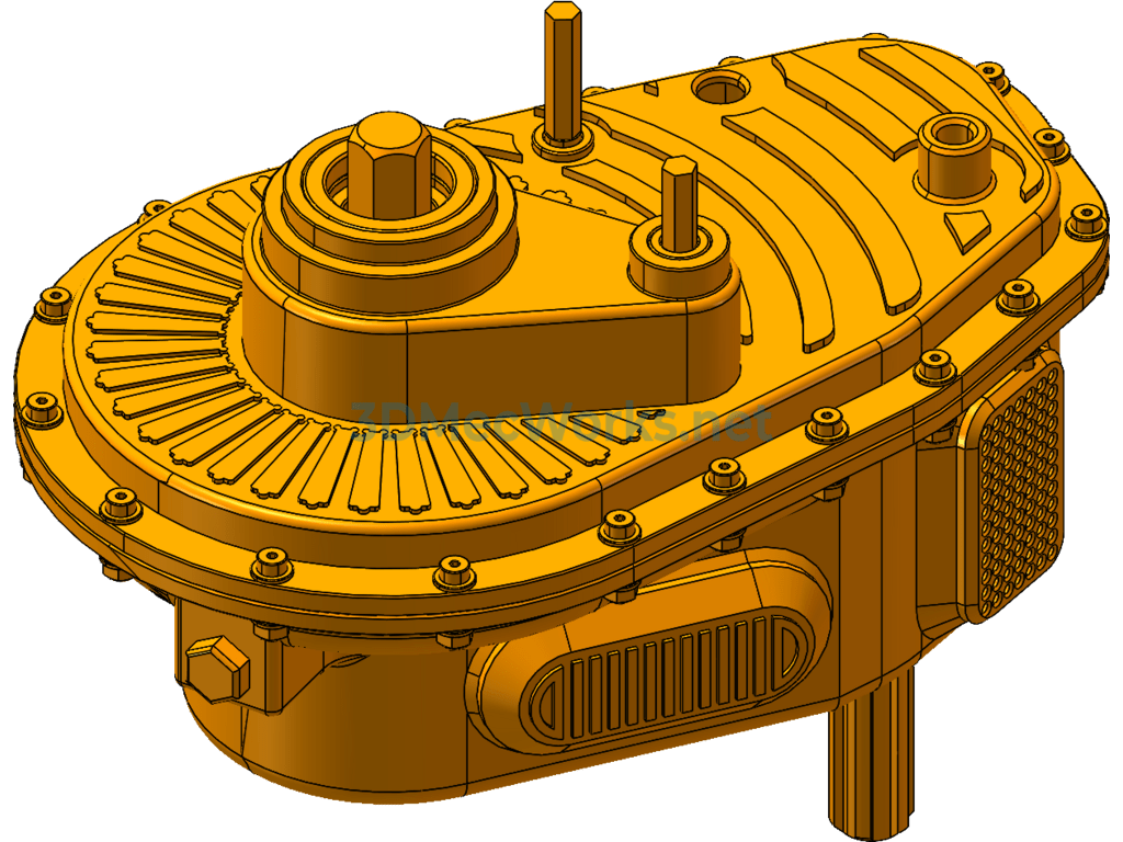 Gearbox Model Design - SolidWorks UG(NX) - Free Download Gearbox Model Design - Image 2