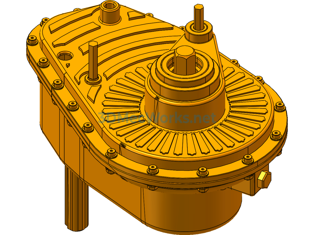 Gearbox Model Design - SolidWorks UG(NX) - Free Download Gearbox Model Design - Image 3